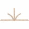 Ekena Millwork Redmond Smooth Timber Gable Bracket, Douglas Fir, 84"W x 56"H x 1 1/2"D x 3 1/2"F, 16/12 Pitch GBW084X56X0204RED00SDF - alternate 4